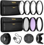 📸 ultrapro professional filter bundle for 55mm lenses - complete set with 7 filters, lens hoods, & more logo