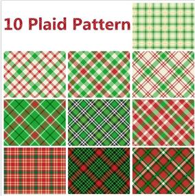 img 2 attached to 🎁 10-Piece 12x12" Pre-Printed Infusible Transfer Ink Sheets with Christmas Halloween Buffalo Plaid Pattern for Mug Press, Coaster, and Tote Bag Blanks - Sublimation Paper