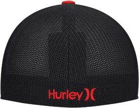 img 1 attached to Hurley Textures Flexfit Baseball Large X Large Sports & Fitness