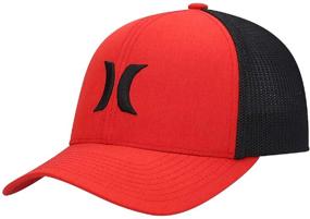 img 2 attached to Hurley Textures Flexfit Baseball Large X Large Sports & Fitness