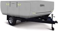 oofit upgrade pop-up trailer covers: protect your 14-16 🏕️ ft folding camper with rip-stop anti-uv, waterproof &amp; air ventilated features logo