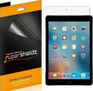 premium (4 pack) supershieldz high definition clear screen protector for ipad pro 9.7 inch and ipad 9.7 inch (2018 and 2017) logo