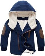 cotton padded jacket hooded outerwear boys' clothing for jackets & coats logo