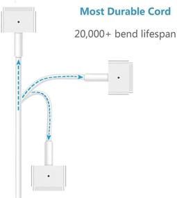 img 2 attached to 🔌 45W T-Type Universal Charger - Compatible with MacBook Air Charger (11-inch & 13-inch)