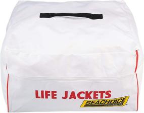 img 4 attached to Seachoice 44990 Heavy-Duty 6-Capacity Life Jacket Nylon Storage Bag: Convenient Carrying Handles & Superior Durability