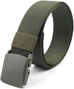 img 4 attached to Tactical Adjustable Outdoor Belts for Men - Durable CoreLife Accessories