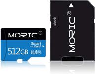 512gb micro sd card with adapter microsd memory cards for camera (class 10 high speed) logo
