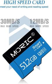 img 1 attached to 512GB Micro SD Card With Adapter MicroSD Memory Cards For Camera (Class 10 High Speed)