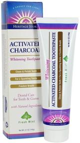 img 3 attached to Heritage Store Activated Charcoal Toothpaste