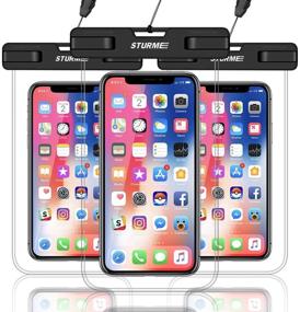 img 4 attached to 📱 STURME Waterproof Phone Pouch: Universal Case for iPhone Xs Max XR XS X 8, Samsung Galaxy S10 S9 S8, Pixel 3 XL 2 & More - Up to 6.5”