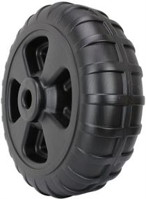img 1 attached to Extreme Max 3005.3729 Heavy-Duty 24&#34; Plastic Roll-In Dock/Boat Lift Wheel in Black - Efficient and Durable