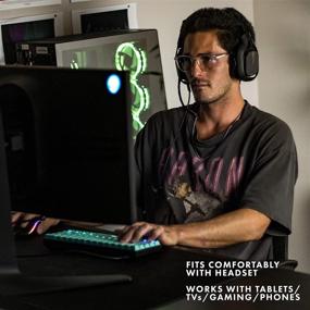 img 2 attached to 💻 Say Goodbye to Eyestrain and Fatigue with GLASSY Aria Premium Plus Blue Light Blocking Glasses - Perfect for Computer and Gaming