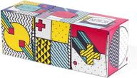 💨 noseys soft facial tissues - 3 pack of eco-friendly tissue cube boxes (270 tissues) for schools, bathrooms, and offices - lint-free, super softness (memphis) logo