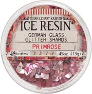 ice resin® primrose glitter shards logo