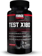💪 maximize testosterone levels and athletic performance with test x180 testosterone booster: featuring fenugreek seed, tribulus, cordyceps, and mens vitamins - force factor, 60 capsules logo