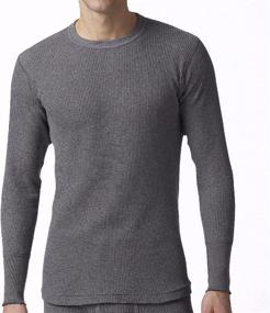 img 3 attached to Stanfields Waffle Sleeve Charcoal Small Sports & Fitness