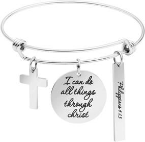 img 4 attached to Christian Expandable Stainless Jewellery Inspirational