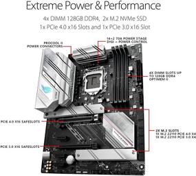 img 1 attached to 🎮 ASUS ROG Strix B560-A Gaming WiFi LGA 1200 ATX Motherboard - PCIe 4.0, 8+2 Power Stages, Two-Way Noise Cancelation, WiFi 6, 2.5 Gb LAN, 2xM.2 Slots, USB 3.2 Gen 2x2 Type-C