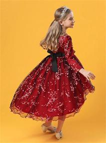 img 2 attached to 👗 Bridesmaid Wedding Dresses: Sleeveless Pageant Girls' Clothing and Dresses - Elegant and Stylish Attire for Young Wedding Entourage