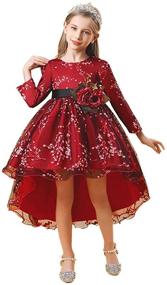 img 4 attached to 👗 Bridesmaid Wedding Dresses: Sleeveless Pageant Girls' Clothing and Dresses - Elegant and Stylish Attire for Young Wedding Entourage