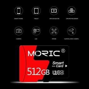 img 2 attached to 📱 512GB High Speed Class 10 Micro SD Card with Free SD Adapter - Perfect for Android Smartphones and Compatible Devices