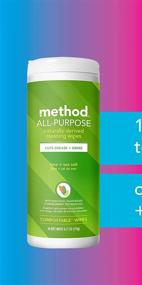 img 1 attached to 🌊 Discover the Cleaning Power of Method Lime and Sea Salt All-Purpose Cleaning Wipes - 30 CT, White