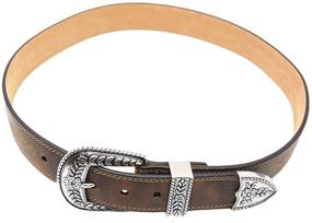 img 3 attached to 👢 ARIAT Women's Fatbaby Center Stitch Belt: Sleek Style and Superior Quality