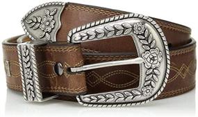 img 4 attached to 👢 ARIAT Women's Fatbaby Center Stitch Belt: Sleek Style and Superior Quality