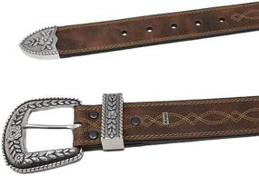 img 1 attached to 👢 ARIAT Women's Fatbaby Center Stitch Belt: Sleek Style and Superior Quality