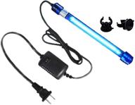 🐠 submersible 5w uvc aquarium green clean light- algae clearing lamp for fish tanks, pools, ponds, and filtration pumps logo