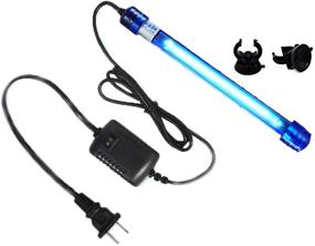 img 4 attached to 🐠 Submersible 5W UVC Aquarium Green Clean Light- Algae Clearing Lamp for Fish Tanks, Pools, Ponds, and Filtration Pumps