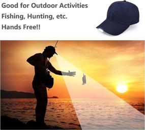 img 1 attached to 🧢 Hands-Free LED Baseball Cap Hat by UltraKey - Perfect for Outdoor Jogging, Hip Hop Parties, and Holidays