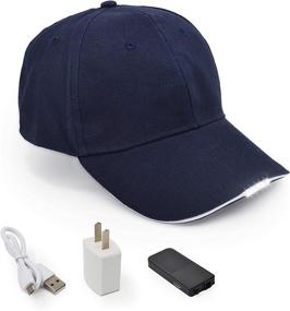 img 4 attached to 🧢 Hands-Free LED Baseball Cap Hat by UltraKey - Perfect for Outdoor Jogging, Hip Hop Parties, and Holidays