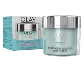 img 3 attached to 🌙 Olay Regenerist Luminous Overnight Facial Mask Gel Moisturizer, 4.5 Ounce with Vitamin C & E - Improved Packaging