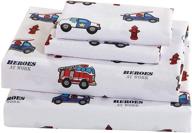 🚓 boys' heroic sheet set: police cars, ambulance, fire trucks, and more (twin) logo