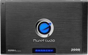 img 4 attached to 🚗 Planet Audio AC2000.2 Anarchy Series Car Audio Amplifier - High Output, 2 Channel, 2/8 Ohm, High/Low Level Inputs, High/Low Pass Crossover, Full Range - Connect to Stereo and Subwoofer, Black