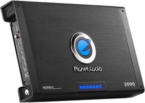 img 2 attached to 🚗 Planet Audio AC2000.2 Anarchy Series Car Audio Amplifier - High Output, 2 Channel, 2/8 Ohm, High/Low Level Inputs, High/Low Pass Crossover, Full Range - Connect to Stereo and Subwoofer, Black