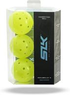 🏓 selkirk slk competition ball - 40 hole outdoor pickleball balls for tournament play - usapa approved pickle ball - lime green pickleballs logo