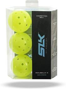 img 4 attached to 🏓 Selkirk SLK Competition Ball - 40 Hole Outdoor Pickleball Balls for Tournament Play - USAPA Approved Pickle Ball - Lime Green Pickleballs