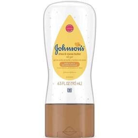 img 3 attached to 👶 Johnson's Baby Oil Gel with Shea & Cocoa Butter - 6.5oz (192ml) - Pack of 3