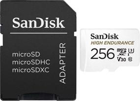 img 1 attached to SanDisk Endurance MicroSDXC SDSQQNR 256G AN6IA все компьютерные аксессуары и периферийное оборудование