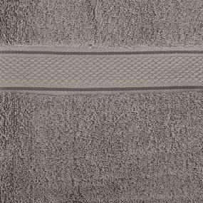 img 2 attached to 🛁 Premium Quality Grey Egyptian Cotton Bath Towel Set: Pinzon 6 Piece by Amazon Brand