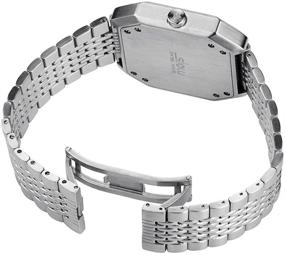 img 2 attached to Slow Jo 01 - Swiss Made 24-Hour Watch with Single-Hand - Stylish Silver Steel