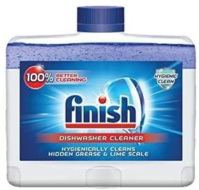 img 1 attached to Enhanced Dual Action Dishwasher Cleaner: Combat Grease & Limescale, Refreshing 8.45 oz. (Pack of 4)