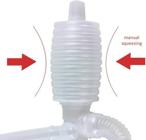 img 1 attached to TERAPUMP TRCSIPHON: Acid and Water Based Chemicals Resistant Manual Hand Siphon Pump - Perfect for Non-Potable Water, Gasoline, Kerosene, Diesel, and More!