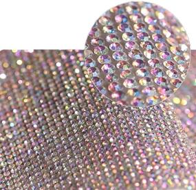 img 1 attached to Ling's Boutique 9000pcs Bling Crystal Rhinestone DIY Car Decoration Sticker (Illusory Color) - Enhance Your Vehicle's Aesthetics