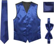 stylish jaifei satin wedding vest: perfect men's accessories for ties, cummerbunds & pocket squares логотип