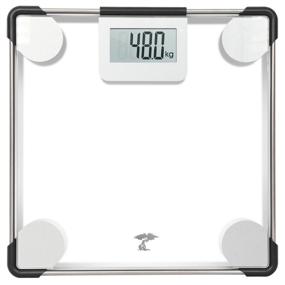 img 4 attached to 🚽 Accurate and Stylish: ToiletTree Products Digital Clear Glass Bathroom Scale, 400 Lbs Capacity