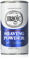 efficient hair removal with magic shaving powder blue 5 ounce regular depilatory - 6 pack (145ml) logo