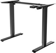 🌟 ergear electric height adjustable standing desk frame - ergonomic workstation base with sit stand table legs for desks up to 47.2 inches - frame only logo